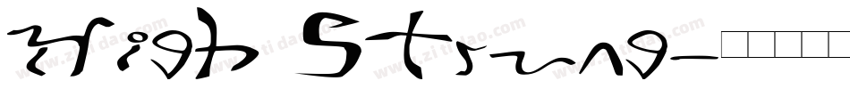 High Strung字体转换